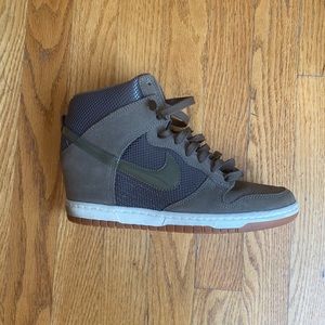 Nike platform sneakers in great shape.